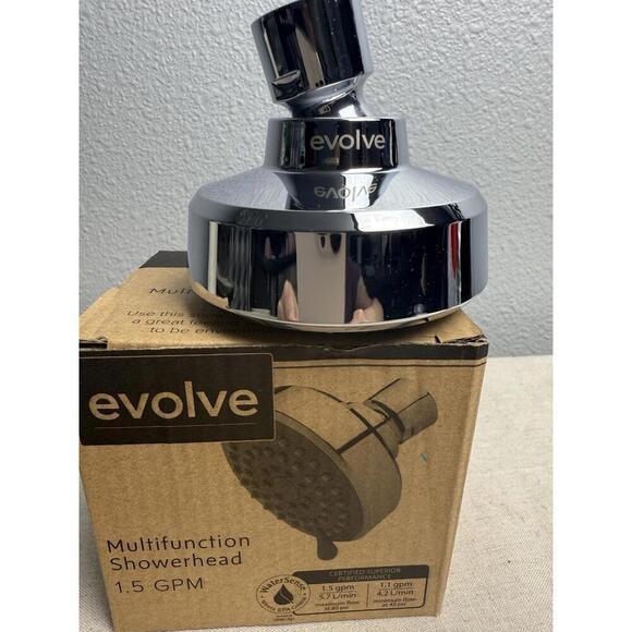 Evolve Water Sense Shower Head & Faucet Water Saver - New! - Picture 3 of 5